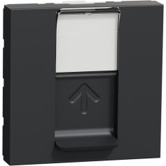 New unica toma rj45 cat.5e utp 2 mod. antracita