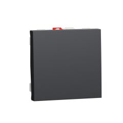 New unica conmutador 2 mod antracita