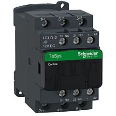 Contactor tesys d - 3p(3 na) - ac-3 - <= 440 v 12 a - 12 v cc bobina
