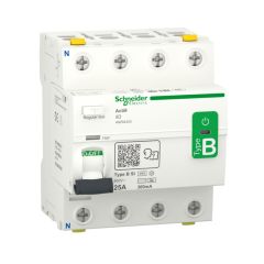 Acti9 iid - disyuntor de corriente residual - 4p - 25a - 300ma - tipo b-si