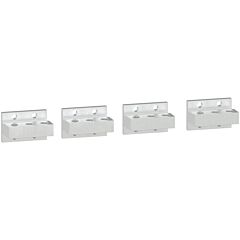 Conexión posterior inferior horizontal mtz2 25-32 fijo o extraíble 4p
