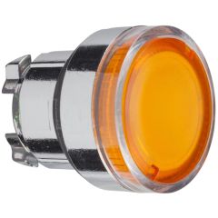 Cabeza pulsador  luminoso ras ba9s amarillo