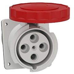 Pratika base de empotrar con salida inclinada - 125a - 3p+t- 380...415 vca ip67