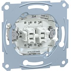 Mecanismo de doble pulsador compatible con la gama elegance y d-life