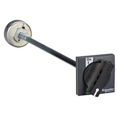 Mando giratorio frontal prolongado - negro - para ins250 e inv100…250