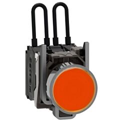 Pulsar para probar  piloto 24v naranja