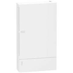 Resi9 mp - caja de distribución - superficie - 3 fila - 36 mód.- puerta blanca