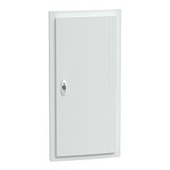 Envolvente modular, prismaset xs, 4 filas de 13 módulos , empotrar, puerta blanca
