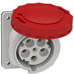 Pratika base de empotrar con salida inclinada - 63a - 3p+n+t 380...415 vca ip67