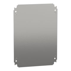 Placa de montaje metálica plana alt400xanch300mm de acero galvanizado