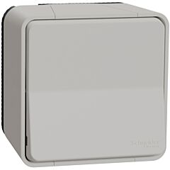 Mureva styl - pulsador - superficie - ip55 -blanco