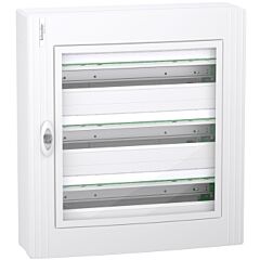 Envolvente modular, prismaset xs, 3 filas 24 módulos , superficie, puerta transparente