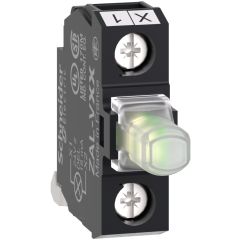 Bloque luminoso, harmony xald, xalk, blanco, para cabeza de 22mm, led universal, montaje en la parte posterior de la caja, 230...240v ac
