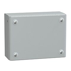 Caja industrial de metal con puerta ciega  h150xw200xd80 ip66 ik10 ral 7035