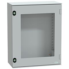 Armario mural aislante de poliéster panelset plm. dimensiones 530x430x200 puerta acristalada