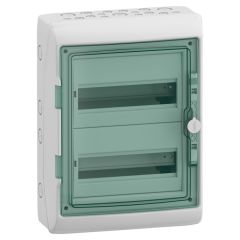 Kaedra - caja estanca - superficie - 2 filas - 24 mód. - ip65