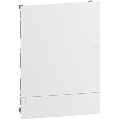 Resi9 mp empotrar caja proteccciones con garras para pladur 3x18 puerta blanca bornero y tierra incluido