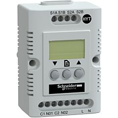 Climasys cc - higrostato electrónico - 200...240 v - temp -40...80°c - hr 20...80%%