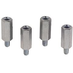 Elevadores hexagonales  m6 . altura  20 para elevar placas de montaje, etc. suministro: 100