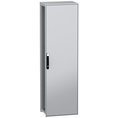 Armario modular de acero descarbonizado panelset sfn, con placa de montaje, 2000x600x400mm, ip55