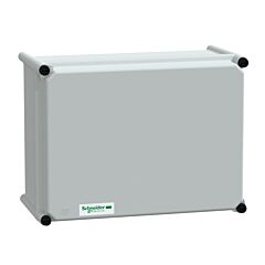 Pls box, polyester rear, polyester cover ip65 27x36x18cm ((*))