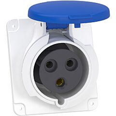 Toma embutir angulada 32a 2pt 220v ip44