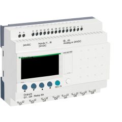 Zelio logic - relé programable compacto zelio logic - 20 e s - 24 v cc - reloj - pantalla