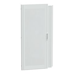 Puerta transparente, prismaset p, ip30, 800mm (an.) x 2.000mm (alt.), 36 módulos, blanca, ral 9003