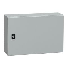 Spacial crn plain door w/o mount.plate. h300xw450xd150 ip66 ik10 ral7035..