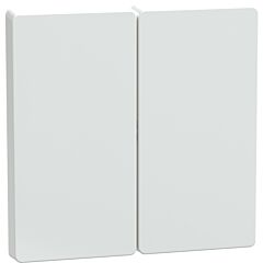 Tecla, teclad-life, 2-gang, blanco artico