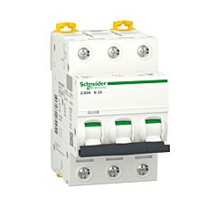 Magnetotérmico, acti9 ic60n, 3p, 2 a, b curva, 6000 a (iec 60898-1), 50 ka (iec 60947-2)