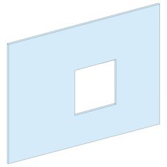 Tapa frontal, prismaset g y p, para easypact cvs630, 3/4 polos, fijación vertical,mando rotativo, 600mm/650mm (an.)