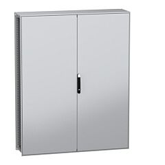 Armario modular de acero descarbonizado panelset sfn, 2000x1600x400mm, 2 puertas, ip55