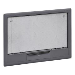 Optiline 45 - caja de suelo para 4 módulos dobles
