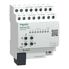 Knx - actuador spacelogic calefacción con control termostático  de 6 salidas