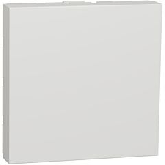 New unica, tapa ciega, 2 módulos, polar