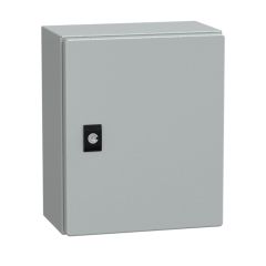 Spacial crn con puerta ciega sin placa de montaje alt300xanch250xprof150; ip66; ik10; ral7035