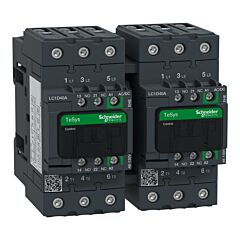 Contactor inversor tesys d - 3p - <= 440 v - 40 a ac-3 - 48...130 v ac/dc bobina