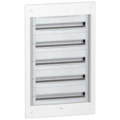 Cofre metálico pragma24 empotrar 5 filas con 120 módulos sin puerta