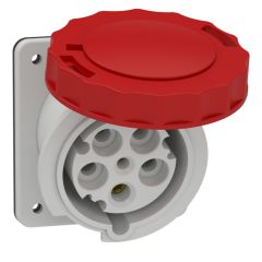 Pratika base de empotrar con salida inclinada - 63a - 3p+n+t 380...415 vca ip67