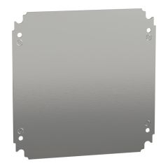 Placa de montaje ciega h300xw300mm de acero galvanizado