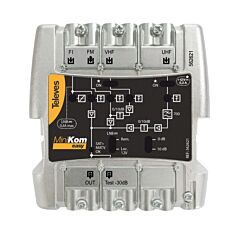 Amplificador minikom 4e/1s easyf fm-v-u-fi