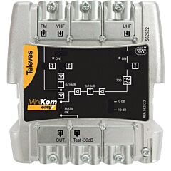 Central banda ancha minikom easyf 3 entradas: fm-vhf-uhf