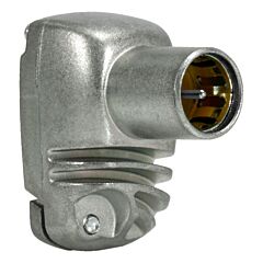 Conector pro easyf ''f rápido'', acodado y blindado (clase a+) universal: ø 5...7,5mm