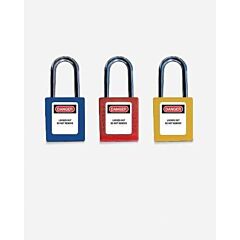 Candado seguridad abs c/abs-38 rojo