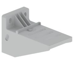 66 soporte horizontal aislante gris ral7035 100 u23x