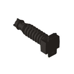 25 taco a presión negro ø8 u63x