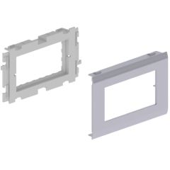 93 adaptador 2 mec. mosaic color aluminio 80 u24x