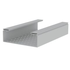 66 bandeja perforada gris ral7035 100x300 u23x