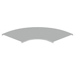 66 tapa curva plana de 90° gris ral7035 300 u23x